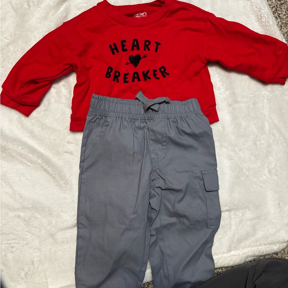 Carter's Gray Casual Bottoms Relaxed Fit